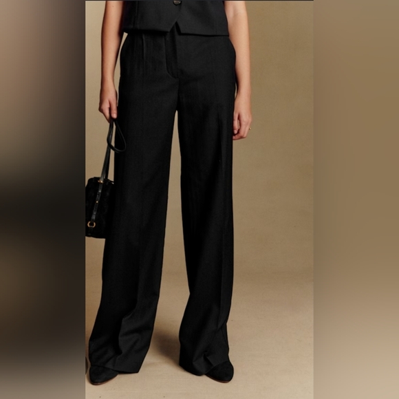 Sezane Matheo Trousers Black - Picture 3 of 6